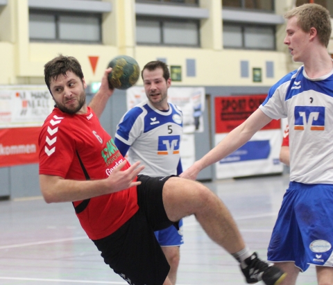 Stefan Heming erzielte vier Tore für die Handballfreunde. (Foto: Heidrun Riese)