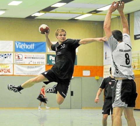Trägt wieder das Trikot der Handballfreunde: Tobias Wiening. (Foto: Heidrun Riese)