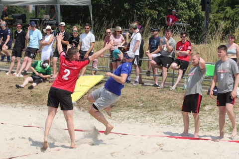 Spaß und attraktiver Sport sind beim Grevener Sparkassen-Beachcup garantiert. (Foto: Heidrun Riese)