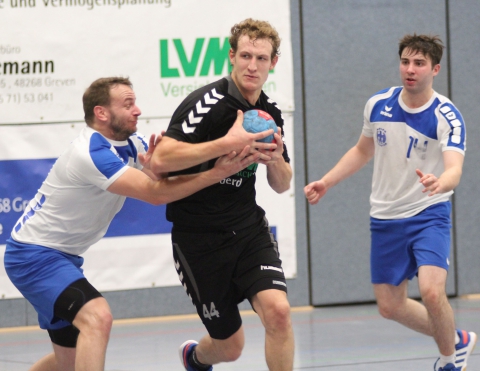 Auch am Wochenende wollen sich Marcel Peters und die Handballfreunde nicht aufhalten lassen. (Foto: Heidrun Riese)