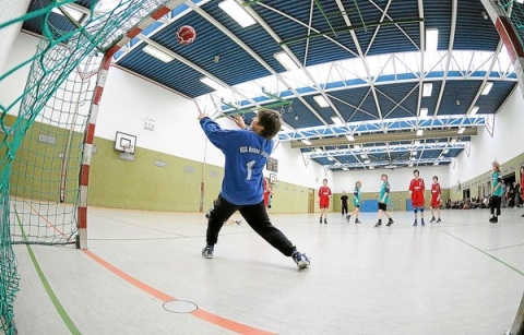 Erfolgreich und mit Spielfreude war die E-Jugend der Handballfreunde in eigener Halle am Start.