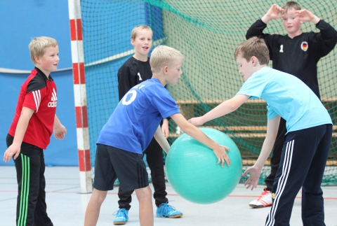 Ein ganzes Wochenende im Zeichen des Nachwuchses: Bei der fünften Auflage des HF-Jugendtrainingslagers geht es wieder in der Halle, auf dem Rasen und im Sand zur Sache. Foto: Heidrun Riese