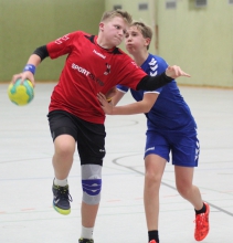 Jarno Bürgin und die HF-B1-Jugend fuhren einen ungefährdeten Sieg ein und bleiben eines von zwei Bezirksliga-Teams ohne Niederlage. (Foto: Heidrun Riese)