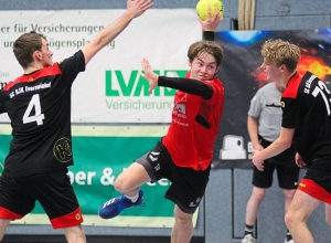 Moritz König setzte sich mit den Handballfreunden souverän durch. (Foto: Heidrun Riese)