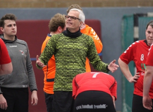 Zufrieden: HF-Coach Martin Halfmann. (Foto: Heidrun Riese)