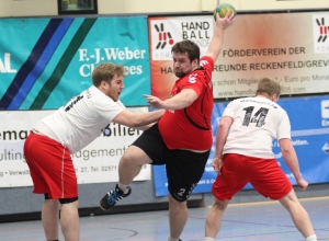 Christoph "Walli" Wallroth machte nach dem Seitenwechsel den Unterschied, setzte seine Teamkollegen ein und sorgte selbst für wichtige Treffer. (Foto: Heidrun Riese)