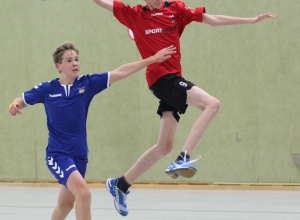 Max Opitz fuhr mit den Handballfreunden einen ungefährdeten Sieg ein. (Foto: Heidrun Riese)