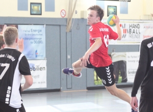 Spielten eine bärenstarke Partie: Lukas Unrau und die Handballfreunde. (Foto: Heidrun Riese)