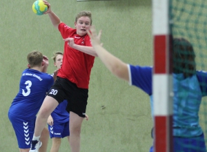 Juri Wermers war am Samstag Torgarant bei den Handballfreunden. (Foto: Heidrun Riese)