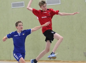 Maximilian Opitz holte mit den Handballfreunden nach gutem Spiel einen unerwarteten Punkt. (Foto: Heidrun Riese)