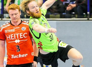 TVE-Kapitän Ernier Arnarson  und sein Team freuen sich auf den Grevener Handballtag. Foto: Friedhelm Wenning