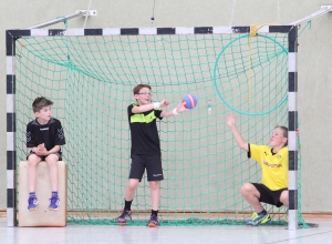 Das Trainerteam bewies Einfallsreichtum bei den Übungen. (Foto: Heidrun Riese)