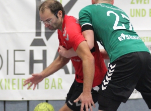 Tim Wienkamp markierte sieben Treffer beim überraschend deutlichen Heimsieg der HF-Herren gegen HSG Ascheberg/Drensteinfurt. (Foto: Heidrun Riese)