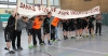 Trotz Niederlage war die Stimmung bei den Handballfreunden zum Saisonfinale prächtig. Schließlich war ihnen am Samstag der Aufstieg nicht mehr zu nehmen. (Foto: Heidrun Riese)