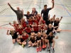 Die Mini-Handballer der Handballfreunde Reckenfeld/Greven 05 hatten beim Minispielfest in Kinderhaus viel Spaß. (Foto: Heidrun Riese)