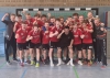 Großer Jubel bei den A-Jugendlichen der Handballfreunde. Sie steigen nach einem langen Turniertag in die Verbandsliga auf. (Foto: Handballfreunde)