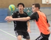 Mussten sich trotz mitunter guter Leistungen aus der Ober-/Landesligaquali verabschieden: Leo Zhang und die A-Jugend der Handballfreunde. (Foto: Heidrun Riese)